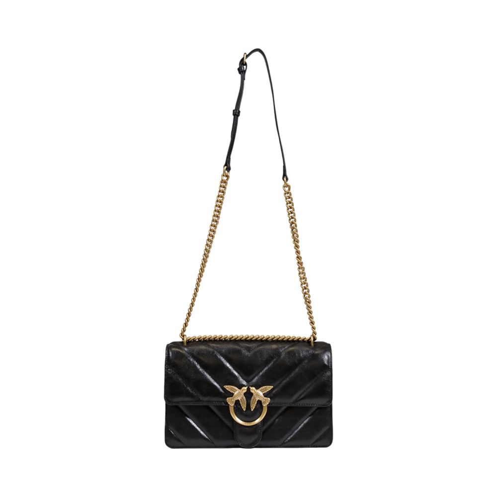 PINKO Black Leather Handbag