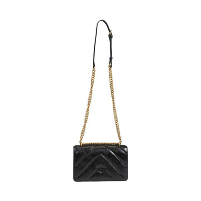 PINKO Black Leather Handbag