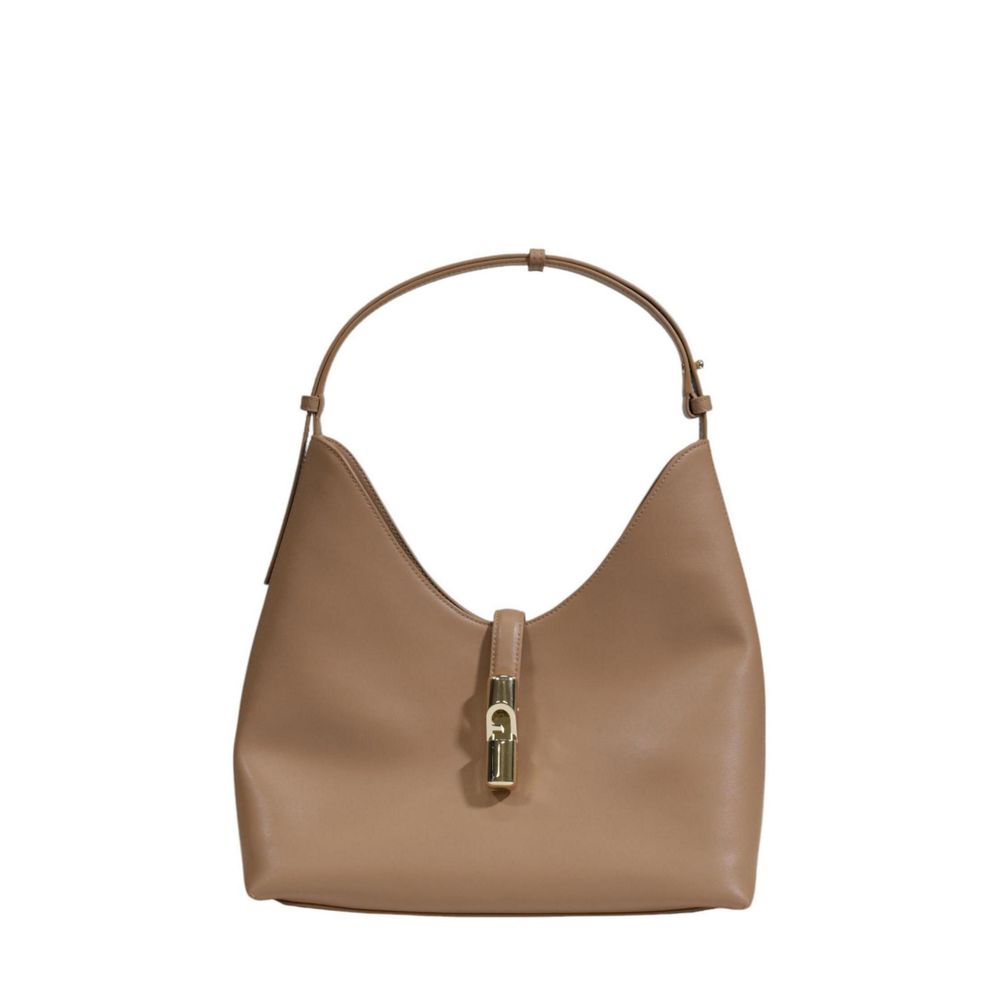 Furla Beige Leather Handbag