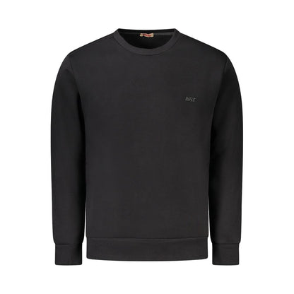 Rifle Black Cotton Sweater