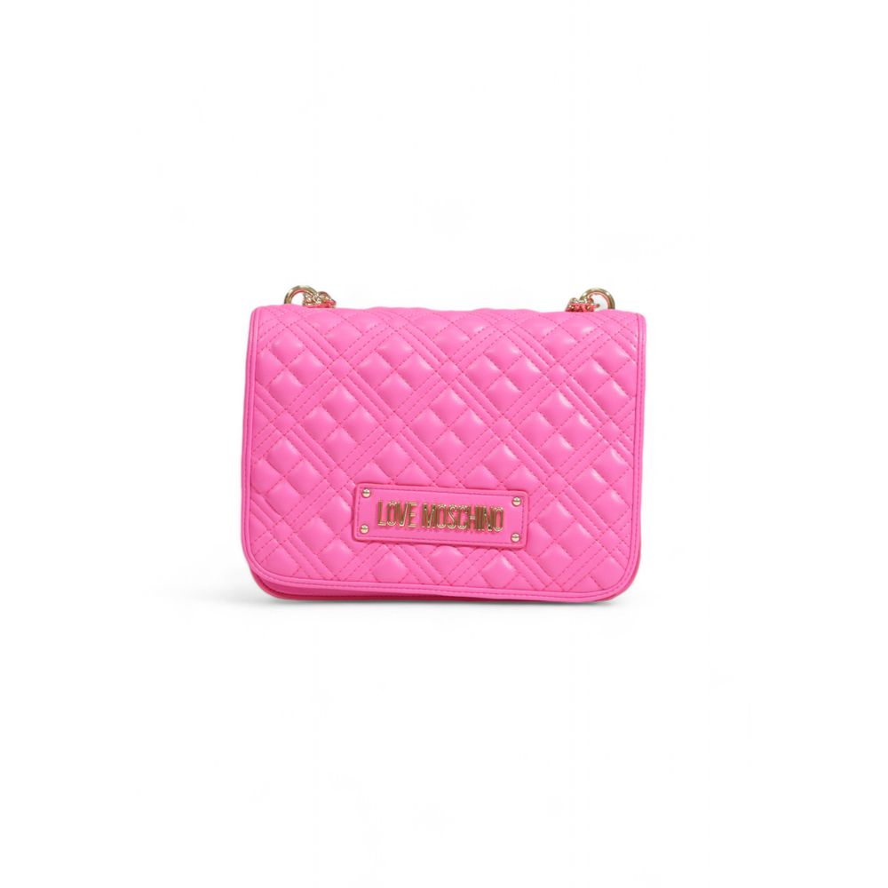 Love Moschino Pink Polyethylene Handbag