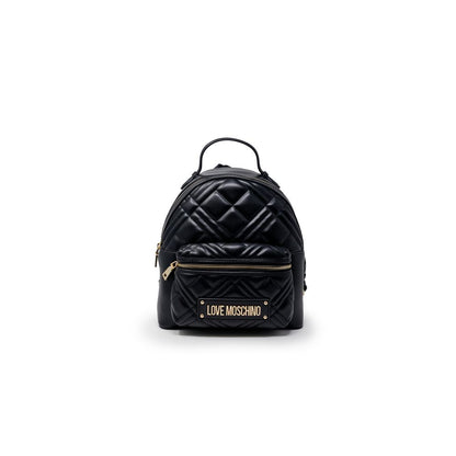 Love Moschino Black Polyethylene Backpack