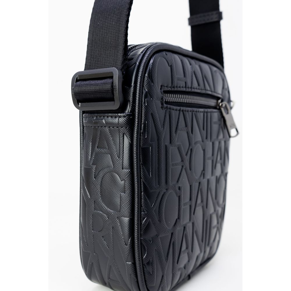 Armani Exchange Black Synthetic Leather Bag