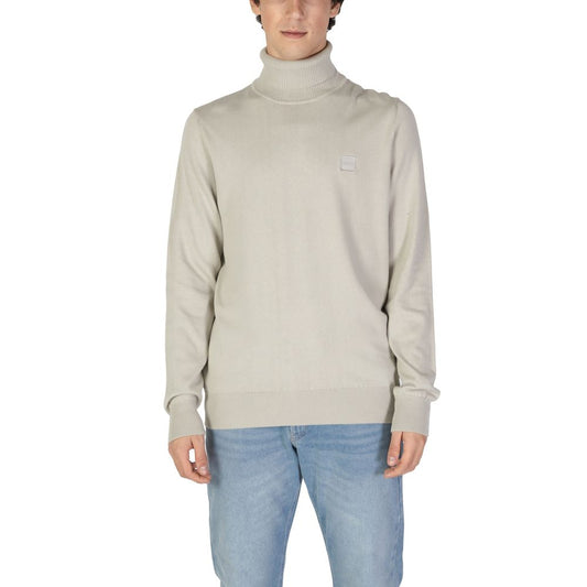 Hugo Boss Beige Cotton Sweater