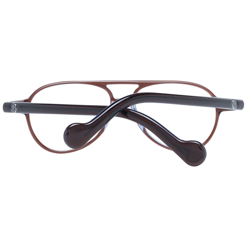 Moncler Brown Men Optical Frames