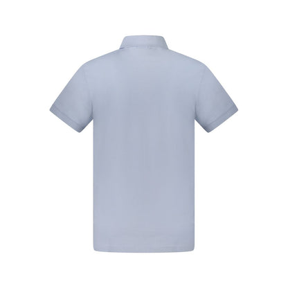 Hugo Boss Light Blue Cotton Polo Shirt