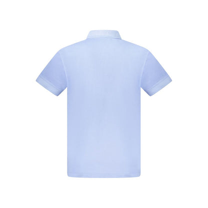 Hugo Boss Light Blue Cotton Polo Shirt