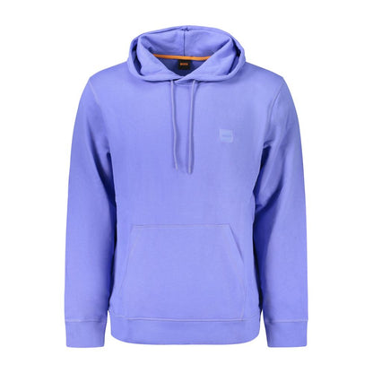 Hugo Boss Blue Cotton Sweater