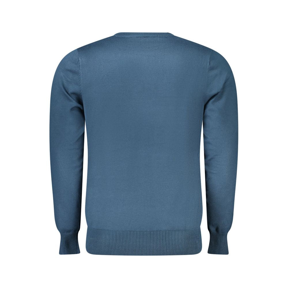 Coveri Moving Blue Nylon Sweater