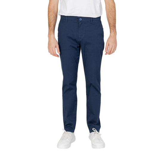 Armani Exchange Blue Cotton Jeans & Pant