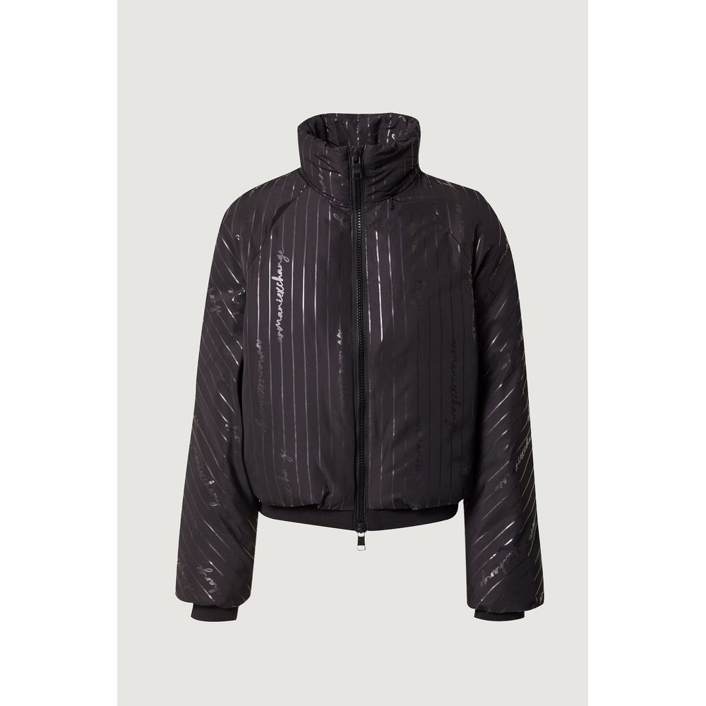 Armani Exchange Black Polyester Jackets & Coat