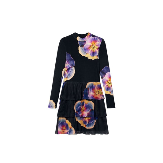 Desigual Black Viscose Dress