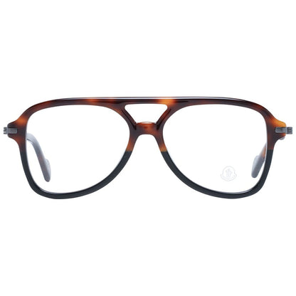 Moncler Brown Men Optical Frames