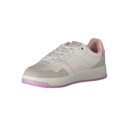 Gas White Polyester Sneaker