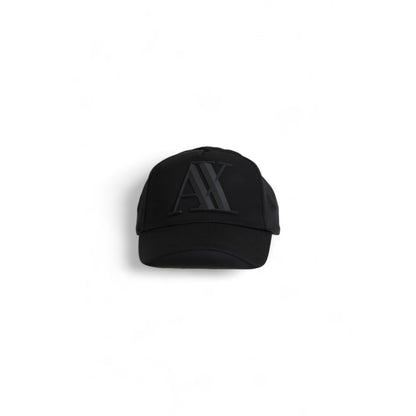 Armani Exchange Black Polyester Hats & Cap