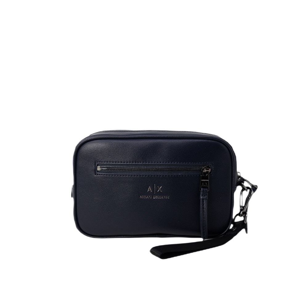 Armani Exchange Blue Polyester Luggage And Travel