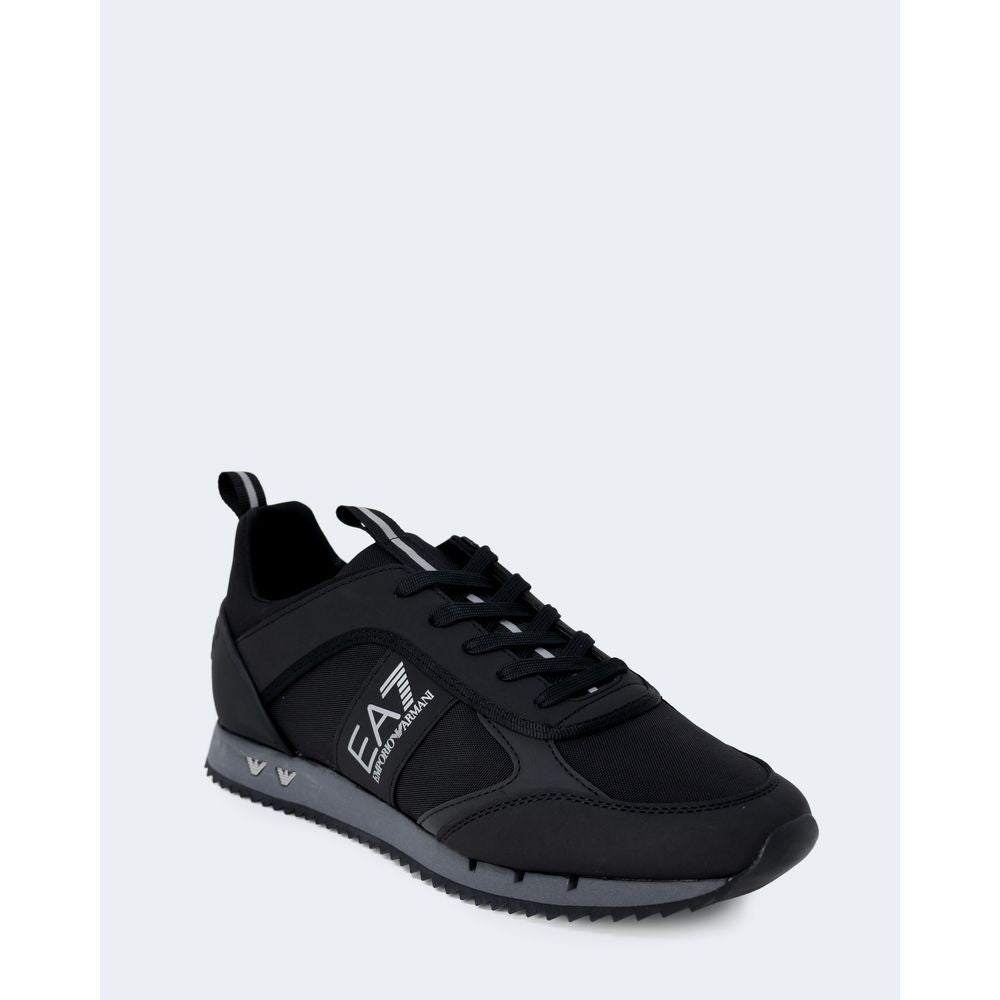 EA7 Emporio Armani Black Polyamide Sneaker