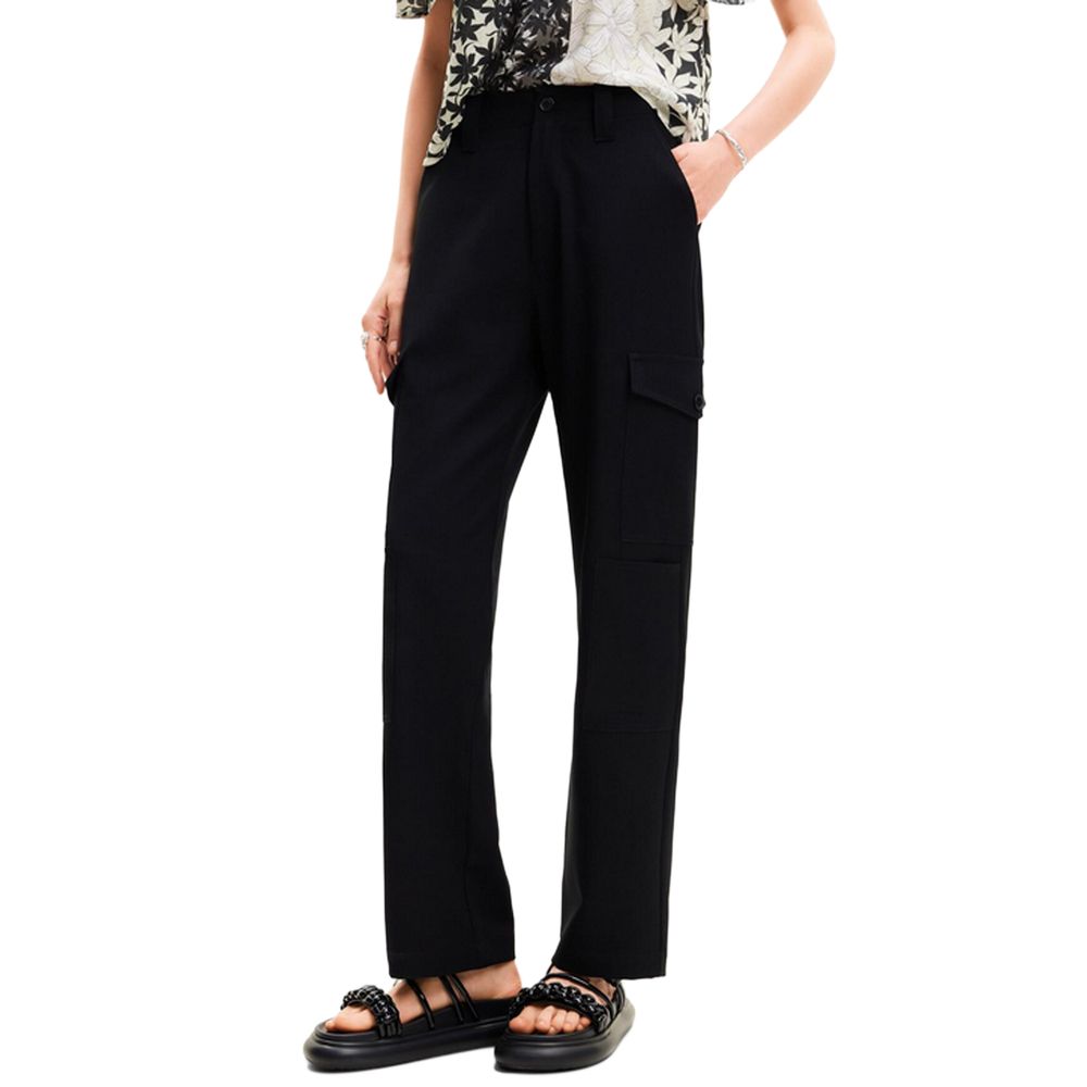 Desigual Black Polyester Jeans & Pant