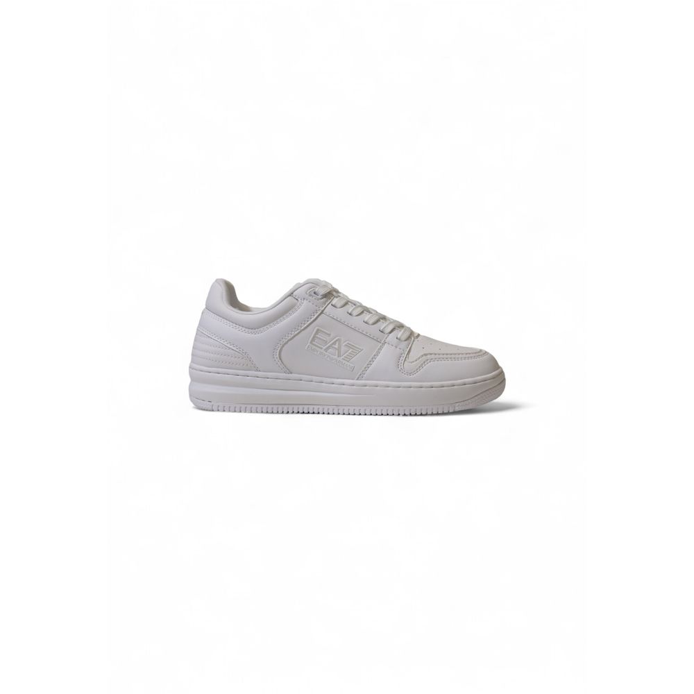 EA7 Emporio Armani White Polyester Sneaker