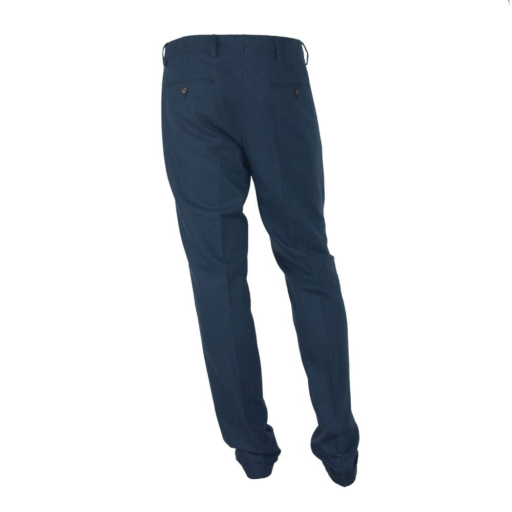 Made in Italy Blue Cotton Jeans & Pant