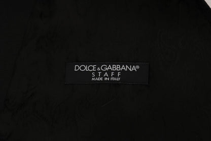 Chaleco negro elegante de botonadura sencilla de Dolce &amp; Gabbana