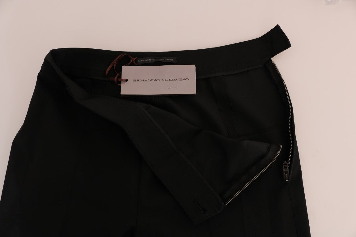 Ermanno Scervino Leggings negros elegantes con estribo