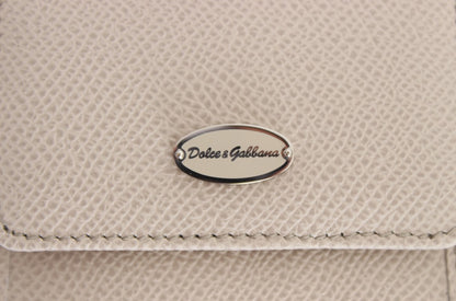 Estuche para preservativos de cuero blanco elegante de Dolce &amp; Gabbana