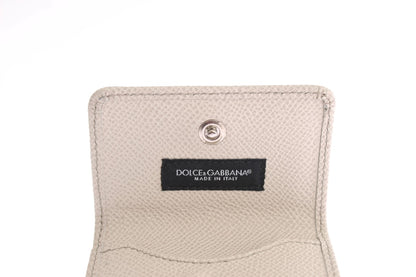 Estuche para preservativos de cuero blanco elegante de Dolce &amp; Gabbana