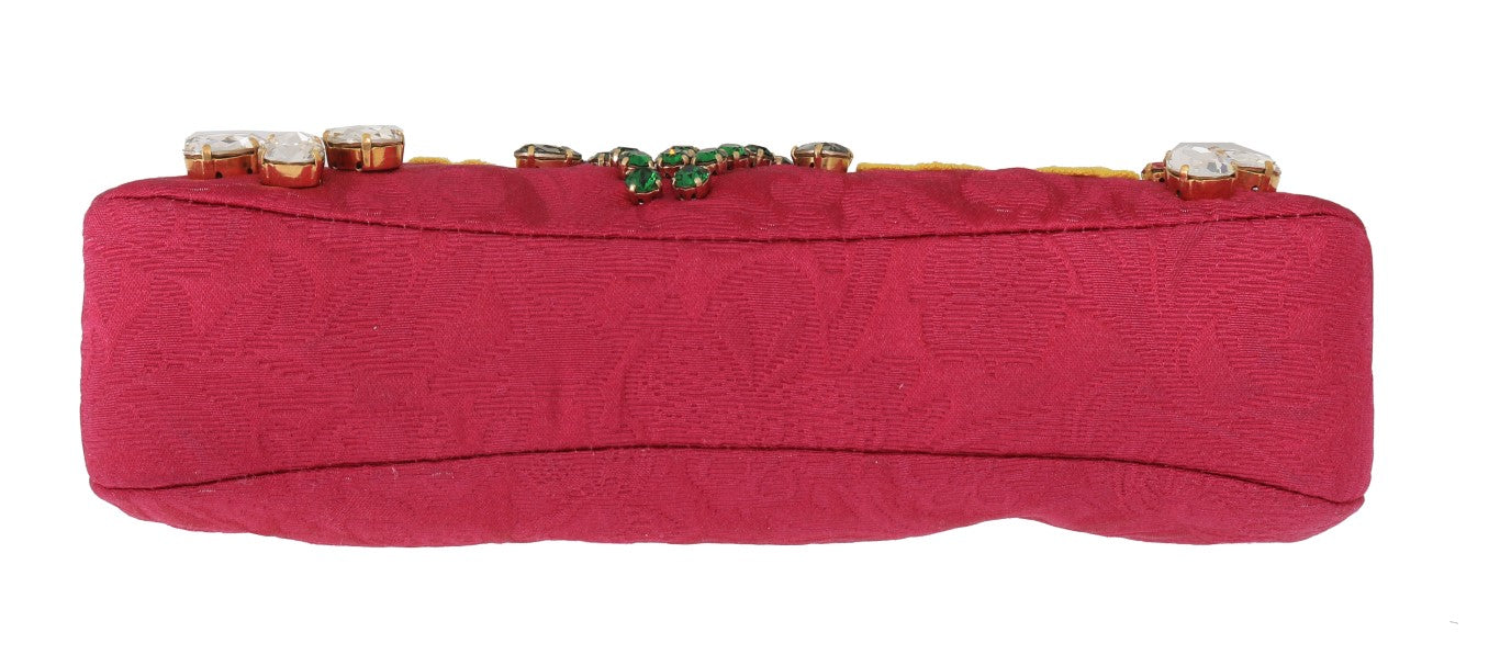 Elegante clutch de fiesta de noche en color rosa de Dolce &amp; Gabbana