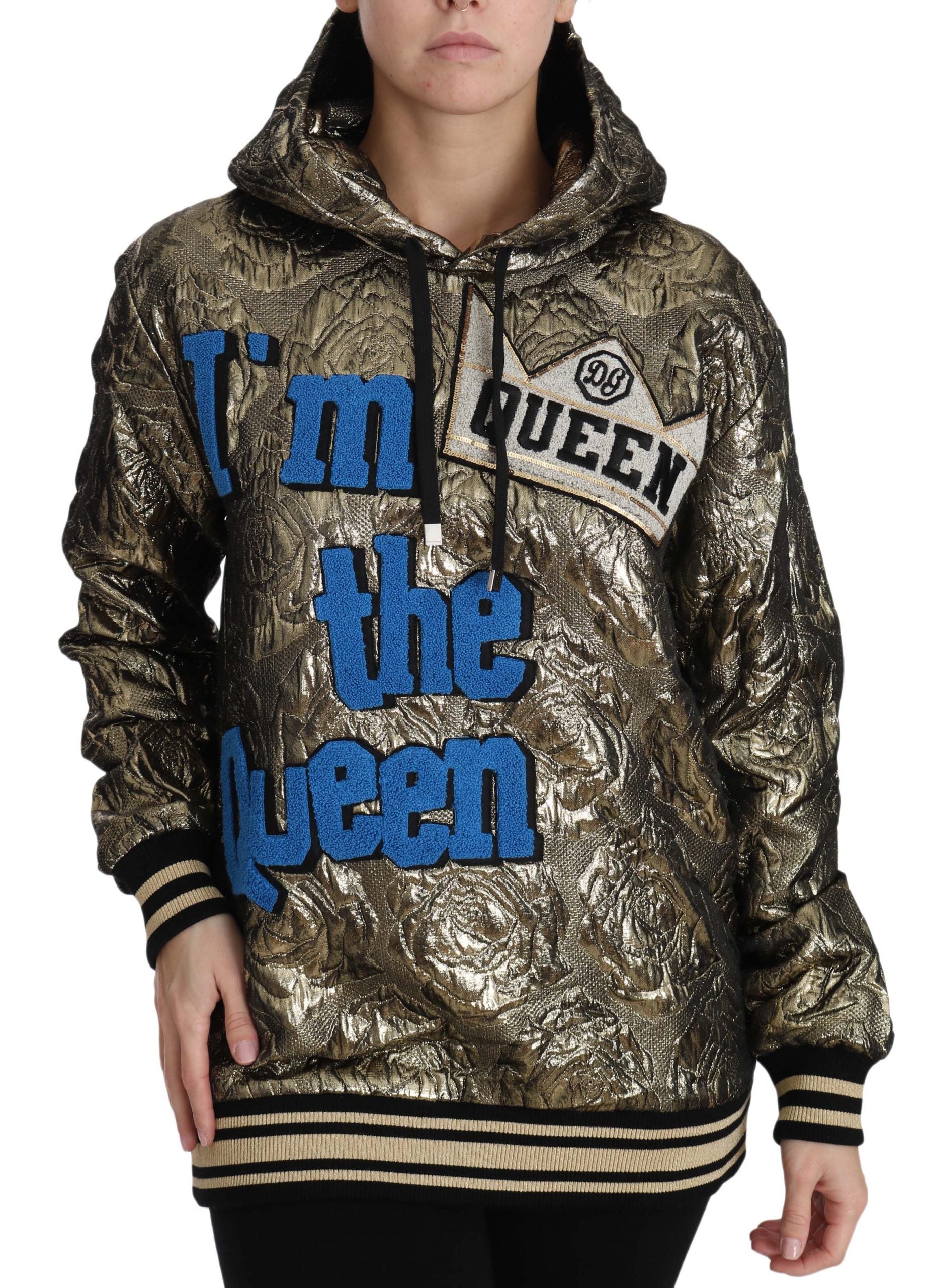 Sudadera con capucha multicolor Im The Queen de Dolce &amp; Gabbana