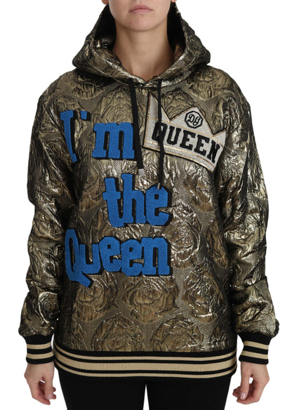 Sudadera con capucha multicolor Im The Queen de Dolce &amp; Gabbana