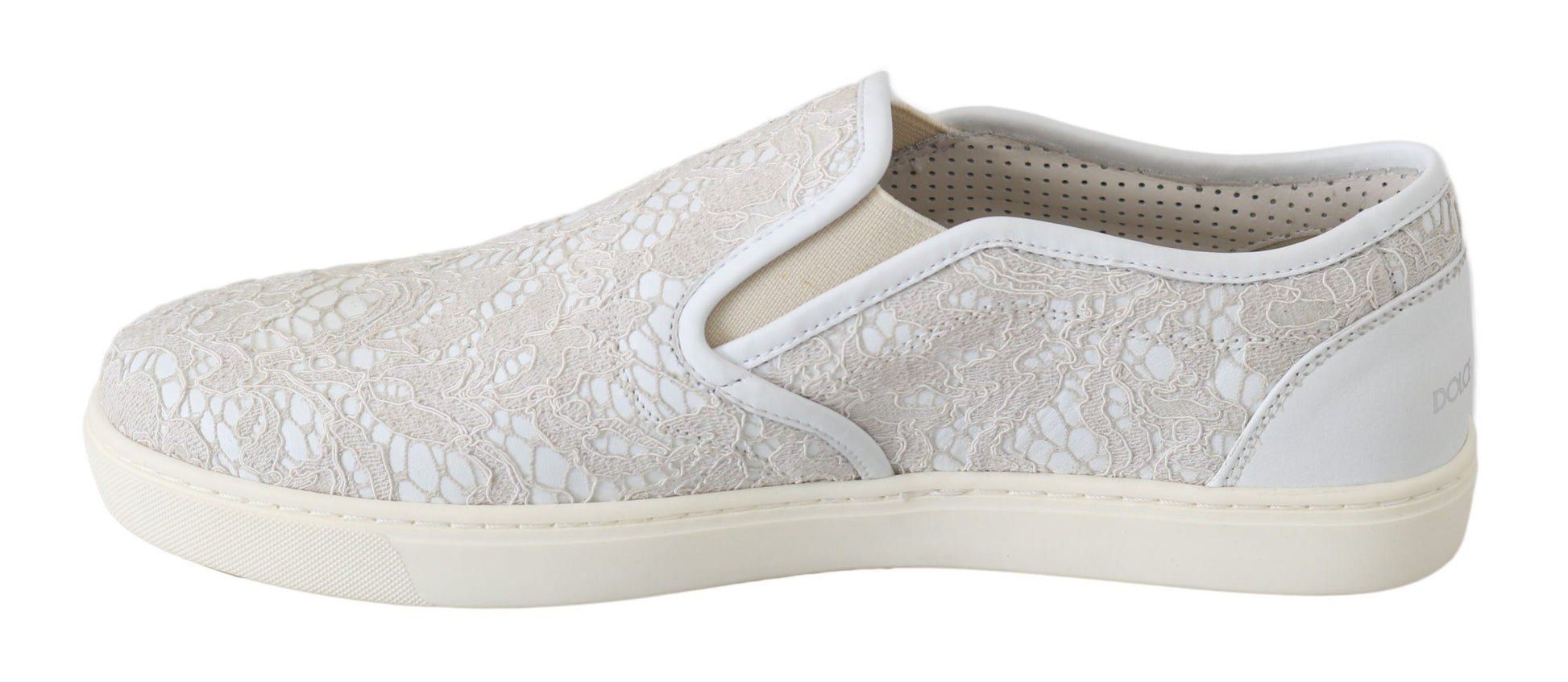 Dolce & Gabbana Elegant Off White Loafers for Ladies