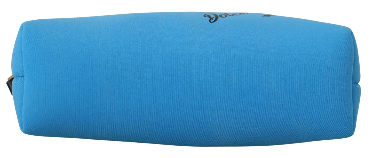 Bolso Pochette Elegante De Poliamida Azul