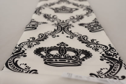 Bufanda de hombre de seda estampada Royal Crown