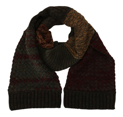 Elegant Cashmere-Wool Blend Men's Scarf